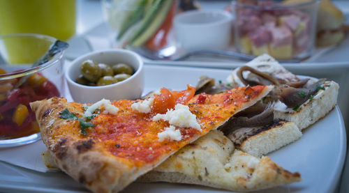 Close-up of food in plate