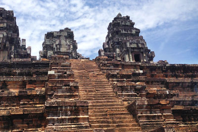 Low angle view of a temple