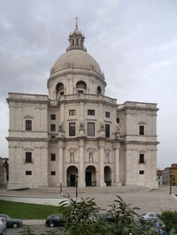 Historic building against sky in city