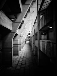 Interior of abandoned building