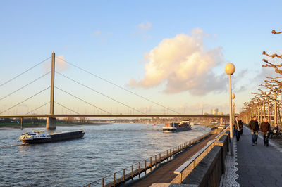 Scenic view of bridge against sky