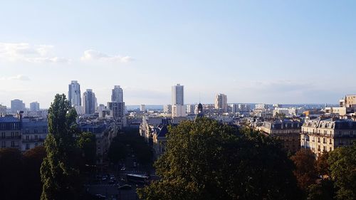 Cityscape against sky