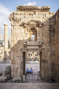 View of historical building against sky