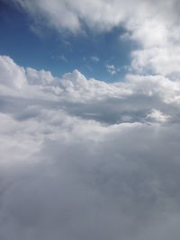 Low angle view of clouds in sky