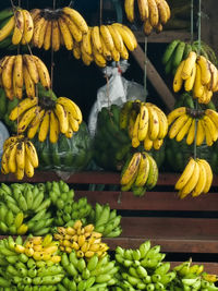 Bananas for sale at market