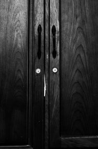 Full frame shot of wooden door