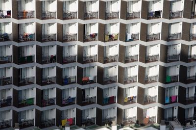 Full frame shot of residential building