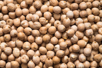 Full frame shot ofchickpeas for sale in market