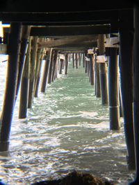 View of pier over sea