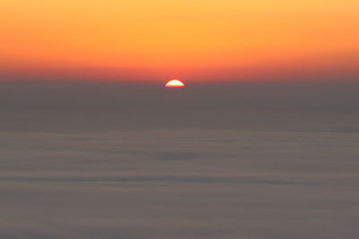Scenic view of sunset