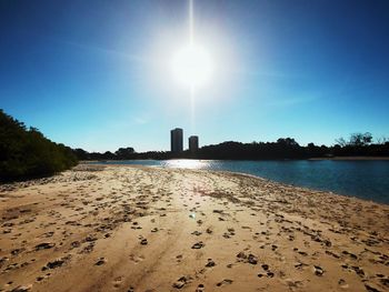 View of beach against sky