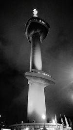 Low angle view of illuminated building