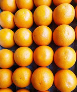 Full frame shot of oranges