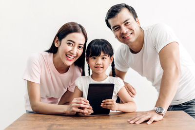 Portrait of a smiling young couple