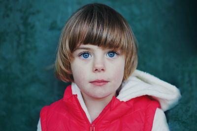 Close-up portrait of boy