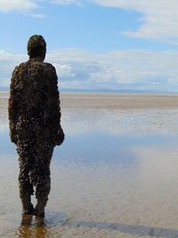 Another place sculpture at crosby beach