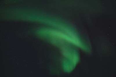 Close-up of northern lights