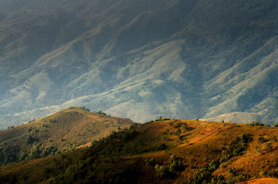 Scenic view of mountains