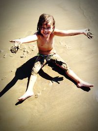 Portrait of young woman