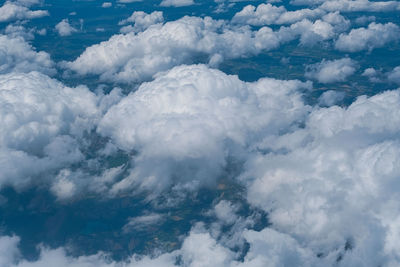 Low angle view of clouds in sky