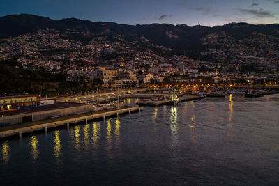 River passing through city