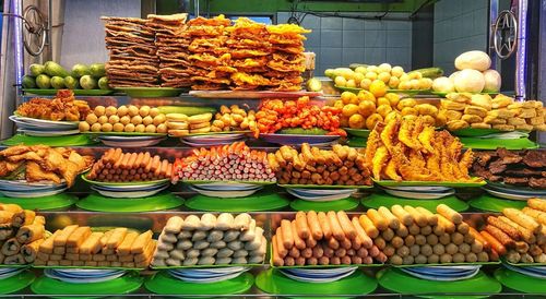 Close-up of fruits for sale in market