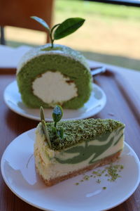 Close-up of food in plate