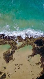 Close-up of sea waves