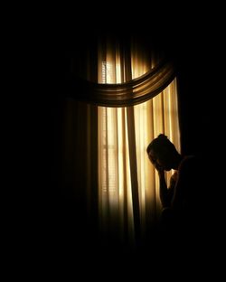 View of window at home