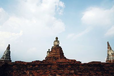 Low angle view of a temple