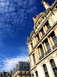 Low angle view of building against sky