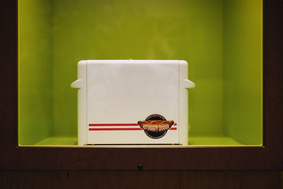 Vintage toaster in museum