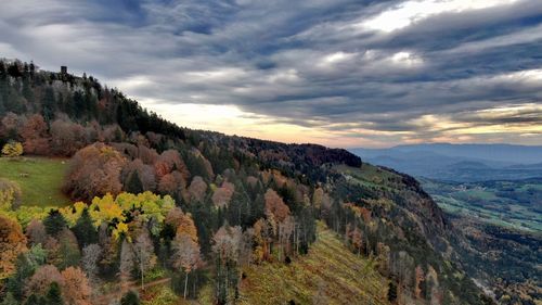 Sunset on the saleve 