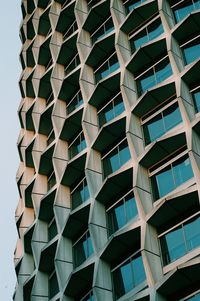 Low angle view of modern building