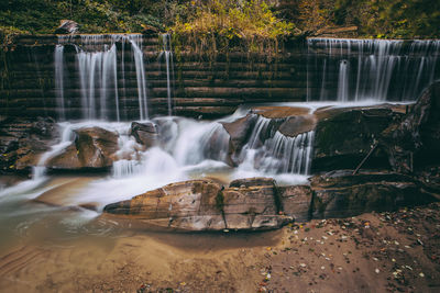 View of waterfall