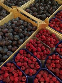 Close-up of fruits for sale in market