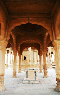 Low angle view of temple