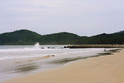 Scenic view of calm sea