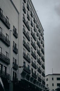 Low angle view of buildings in city