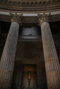 Low angle view of historical building