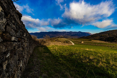 Panoramic view of landscape against sky