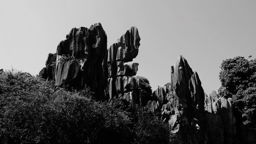 Low angle view of old ruin