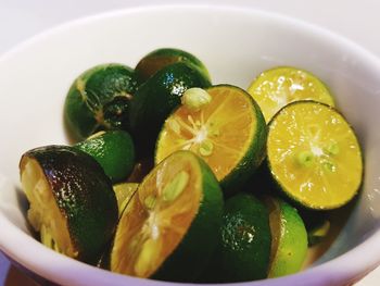 Close-up of fruits in bowl