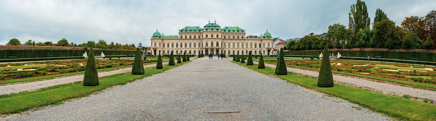 Vienna, austria, september 27 2022 the belvedere is a historic building complex in vienna. 