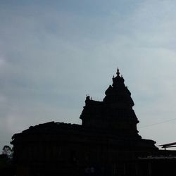 Low angle view of built structure against sky