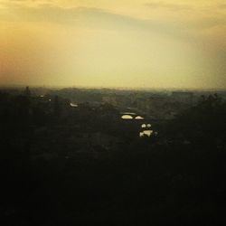 Cityscape at sunset