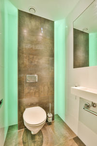 Interior of bathroom