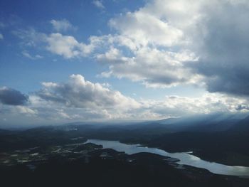 Scenic view of landscape against sky