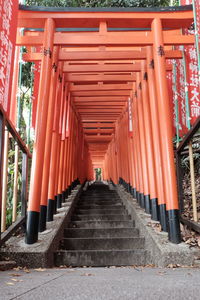 Steps leading towards building