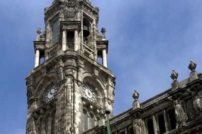 Low angle view of historical building